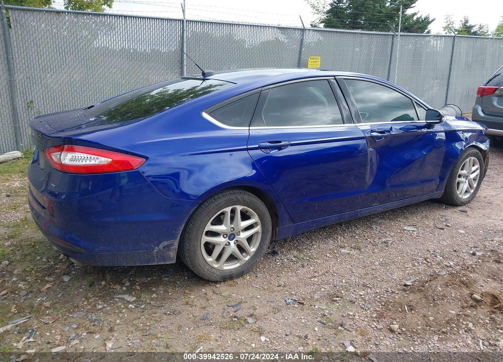 2016 FORD FUSION SE VIN: 1FA6P0H77G5105709