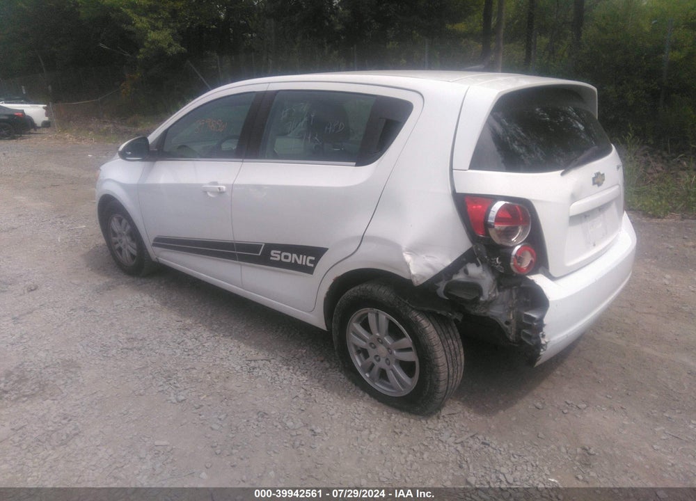 2014 CHEVROLET SONIC LT AUTO VIN: 1G1JC6SH3E4176826