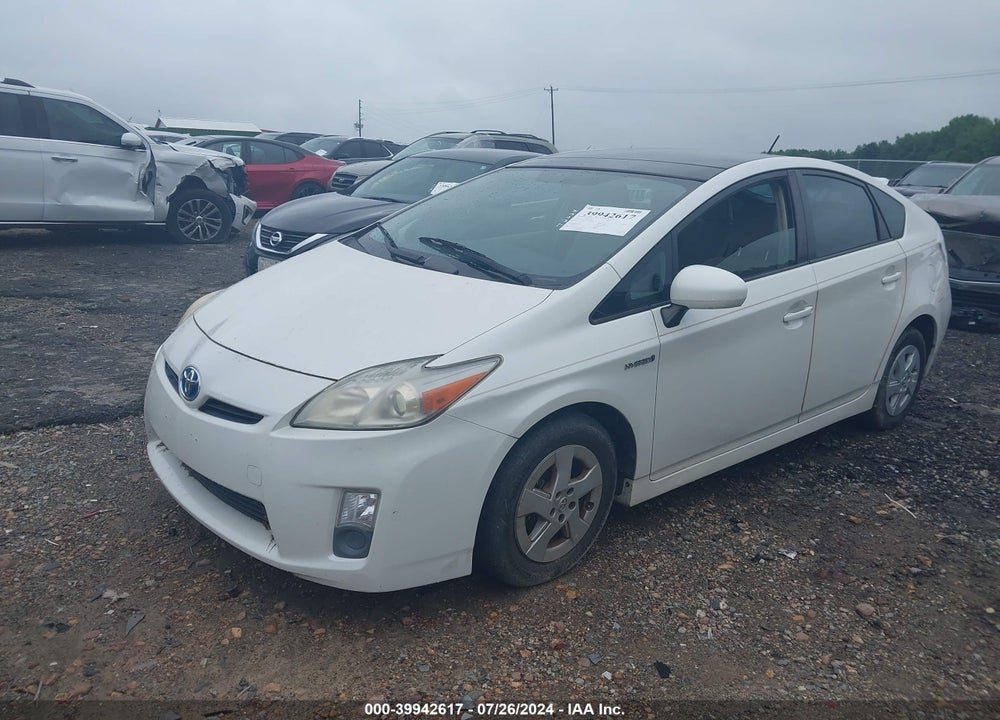 2011 TOYOTA PRIUS THREE VIN: JTDKN3DU5B0287086