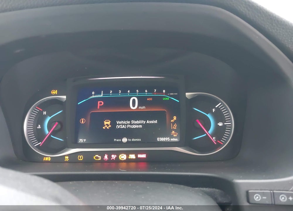 2021 HONDA PASSPORT AWD EX-L VIN: 5FNYF8H52MB041236