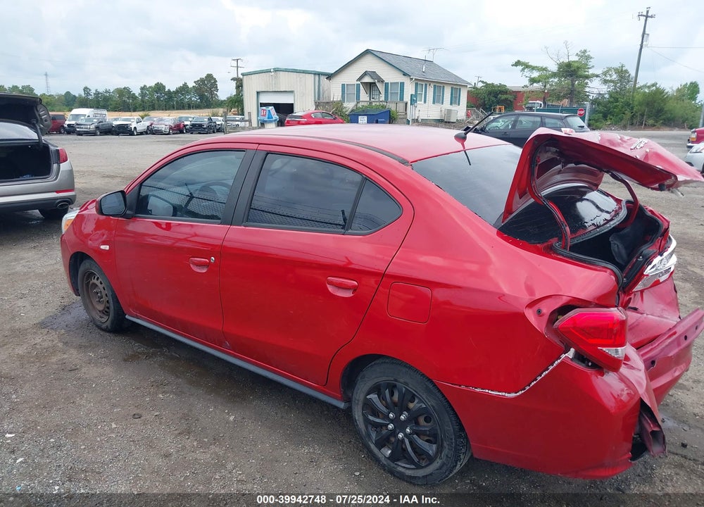 2019 MITSUBISHI MIRAGE G4 ES VIN: ML32F3FJ9KHF00757