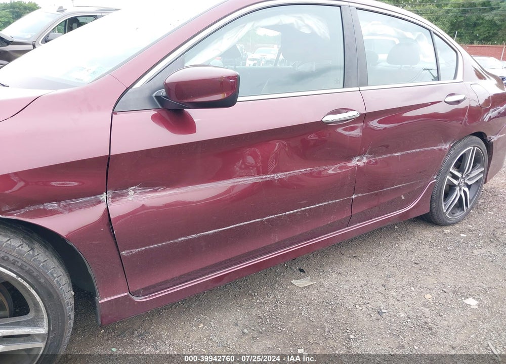 2016 HONDA ACCORD SPORT VIN: 1HGCR2F50GA204093