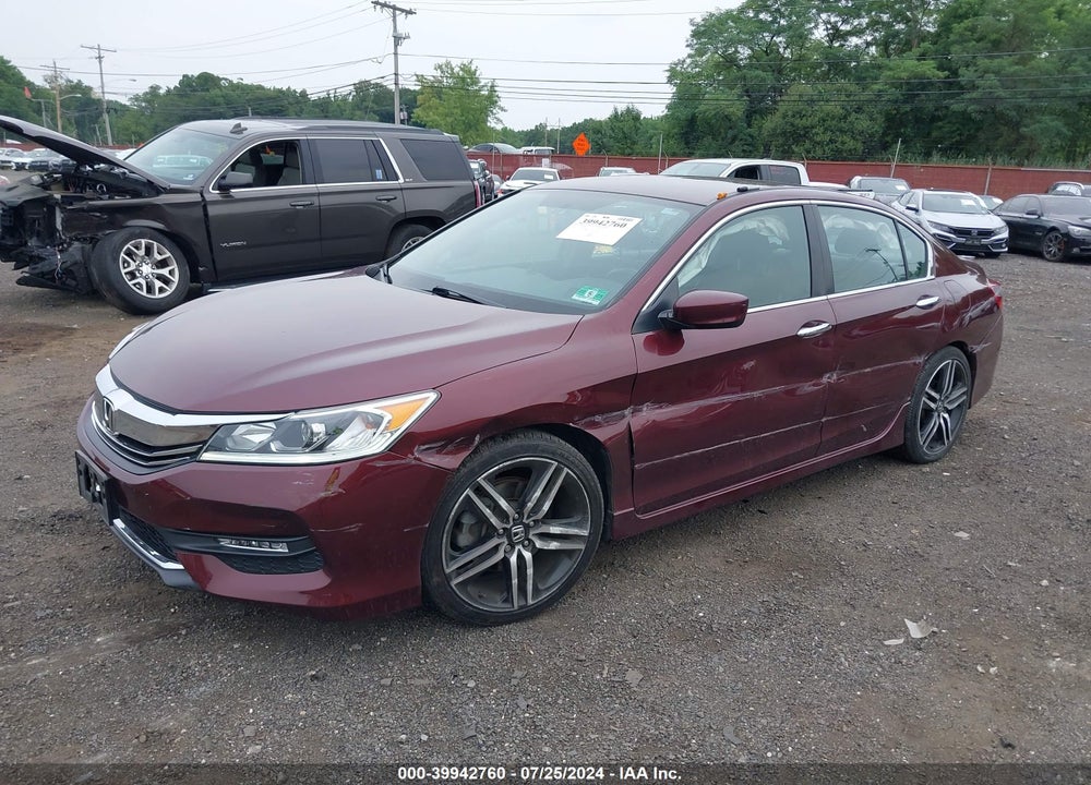 2016 HONDA ACCORD SPORT VIN: 1HGCR2F50GA204093