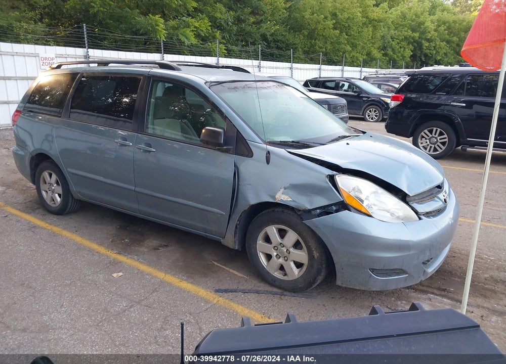 2009 TOYOTA SIENNA CE/LE VIN: 5TDZK23C09S258578