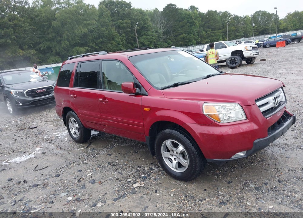 2006 HONDA PILOT EX-L VIN: 5FNYF28596B036003