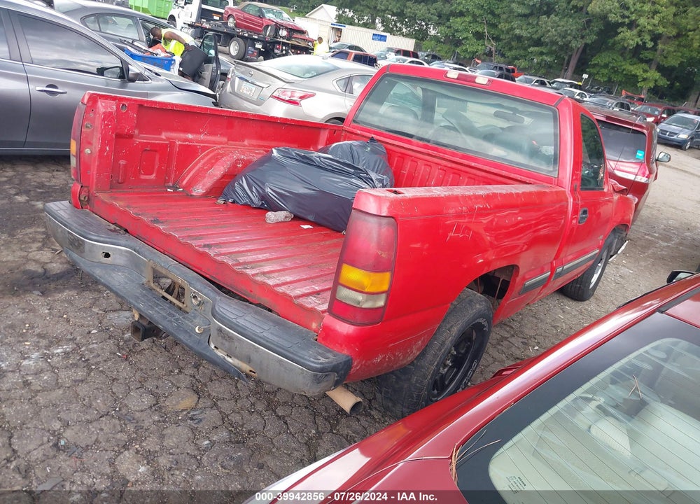 2001 CHEVROLET SILVERADO 1500 VIN: 1GCEC14T31Z283756