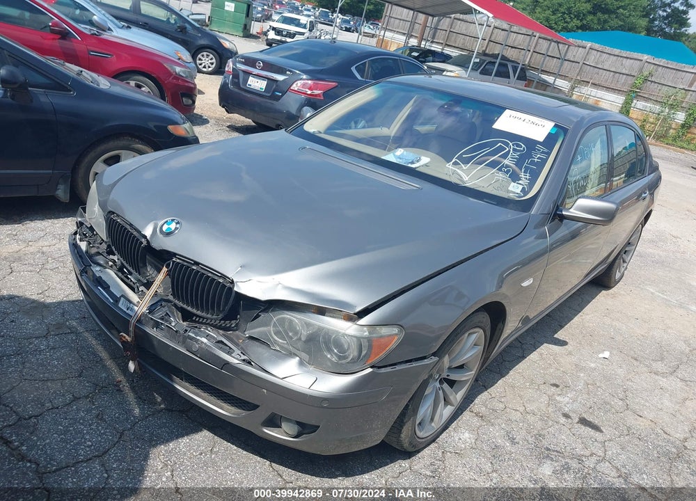 2007 BMW 750LI VIN: WBAHN83587DT74141
