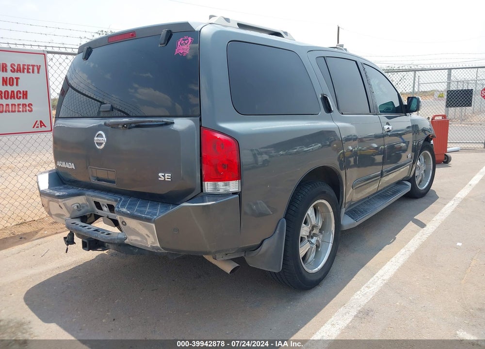 2006 NISSAN ARMADA SE VIN: 5N1AA08A86N712441