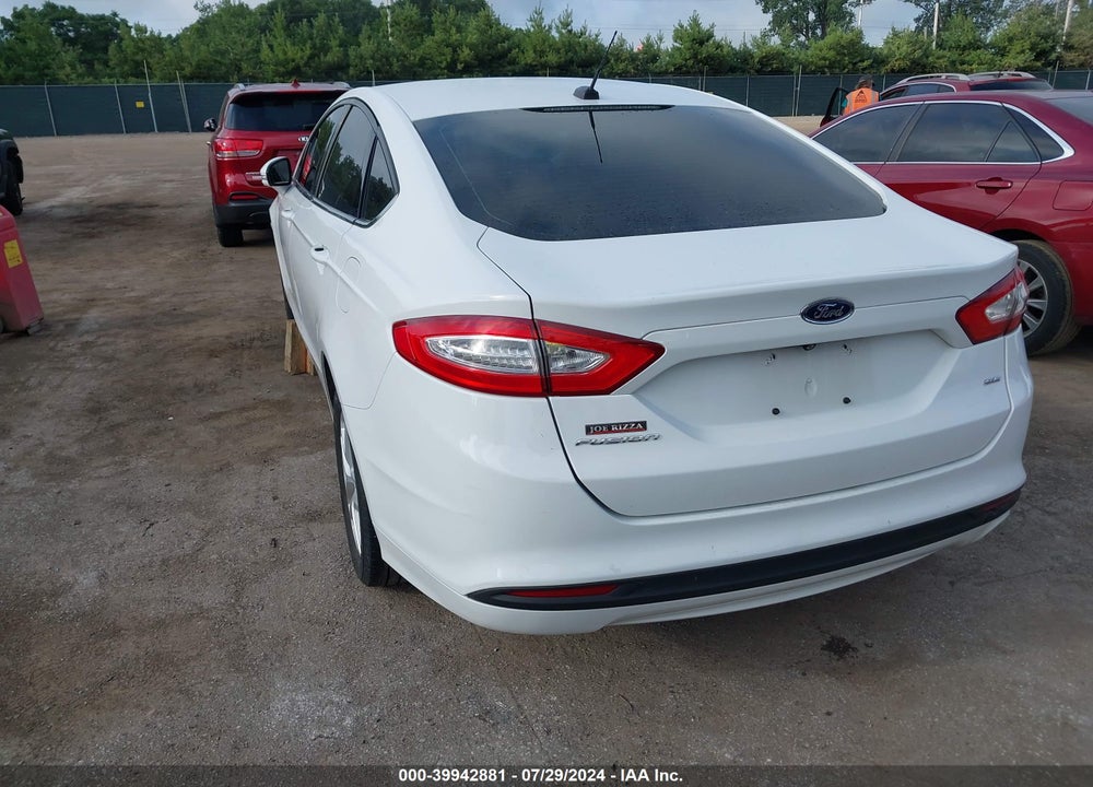 2016 FORD FUSION SE VIN: 3FA6P0H78GR298949