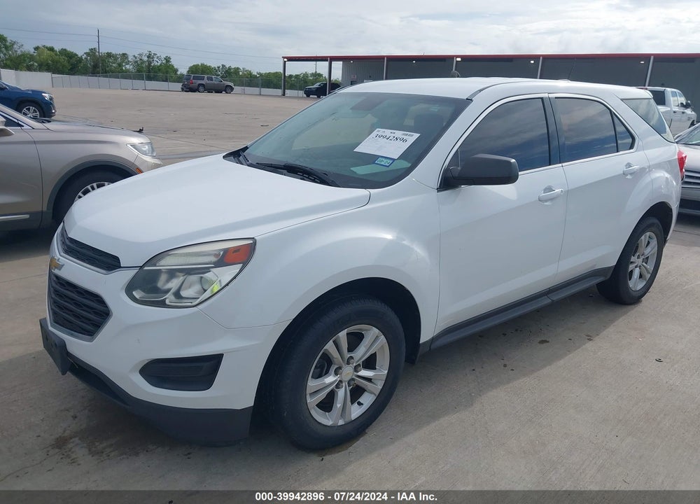 2016 CHEVROLET EQUINOX LS VIN: 2GNALBEK7G1180522