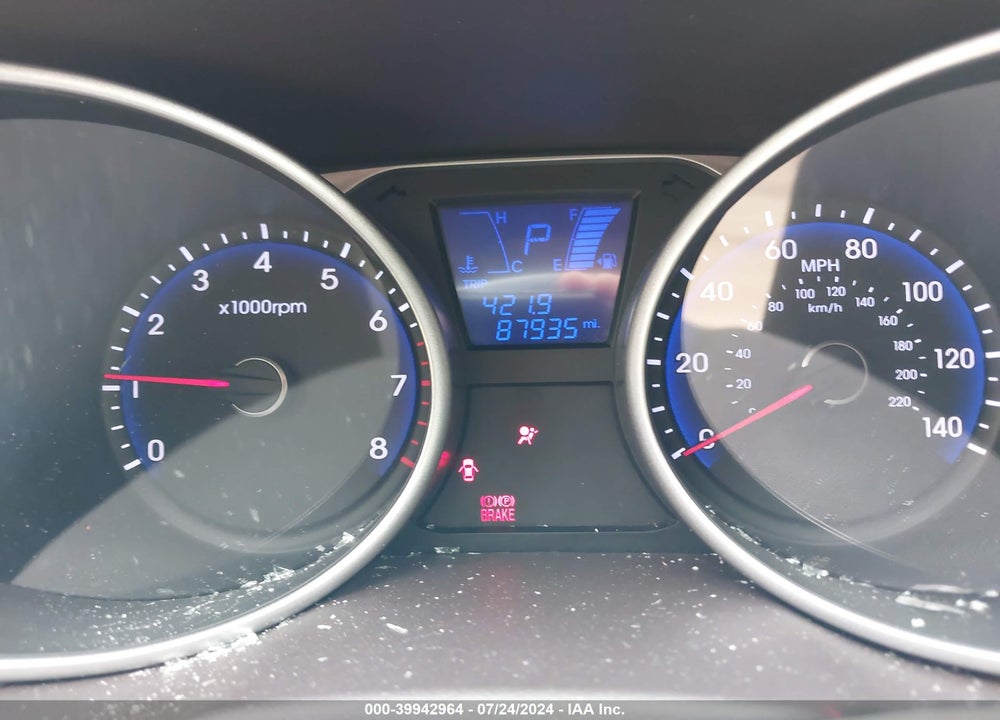 2014 HYUNDAI TUCSON SE VIN: KM8JU3AG4EU915855