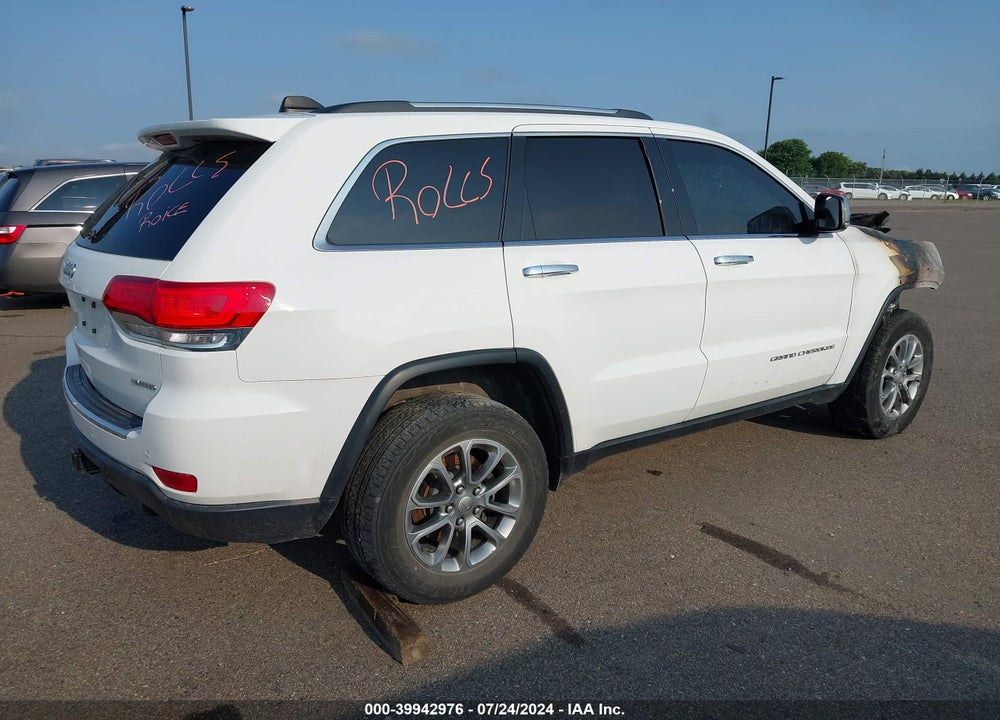 2015 JEEP GRAND CHEROKEE LIMITED VIN: 1C4RJFBG1FC894051