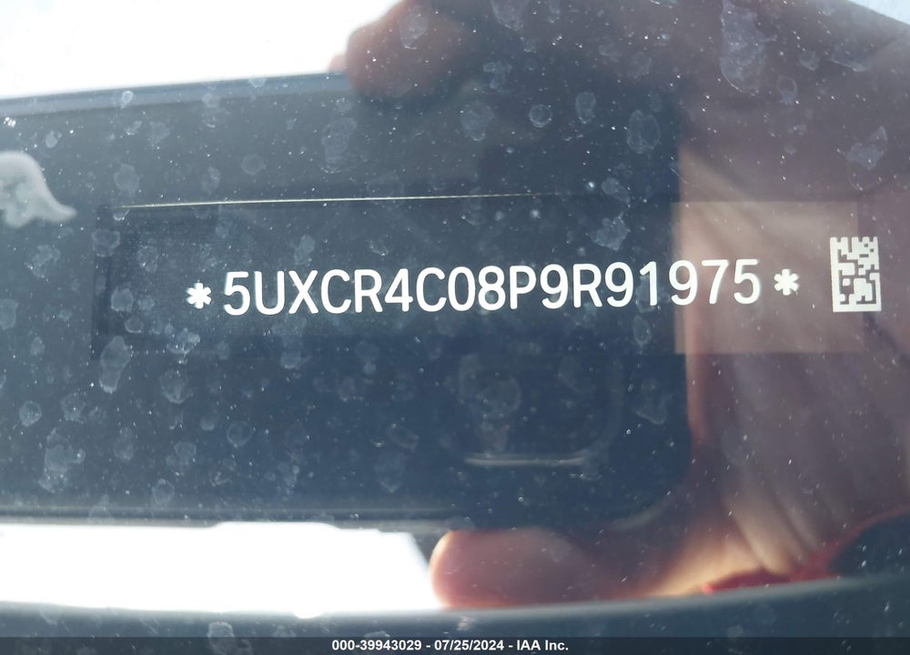 2023 BMW X5 SDRIVE40I VIN: 5UXCR4C08P9R91975