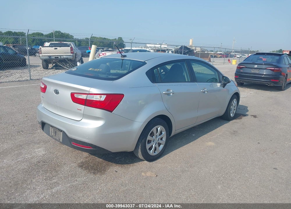 2013 KIA RIO LX VIN: KNADM4A38D6109408