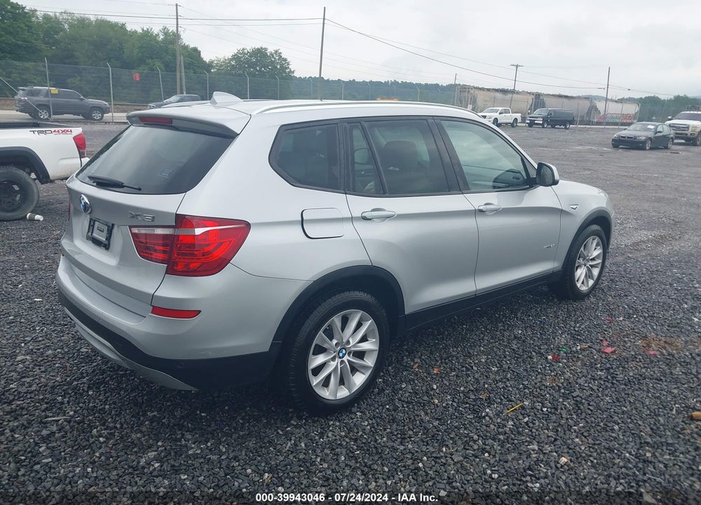 2017 BMW X3 SDRIVE28I VIN: 5UXWZ7C56H0V85001