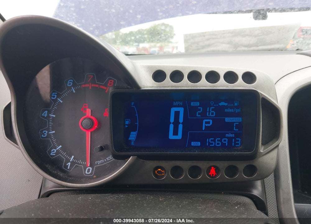2013 CHEVROLET SONIC LTZ AUTO VIN: 1G1JE6SH8D4172876