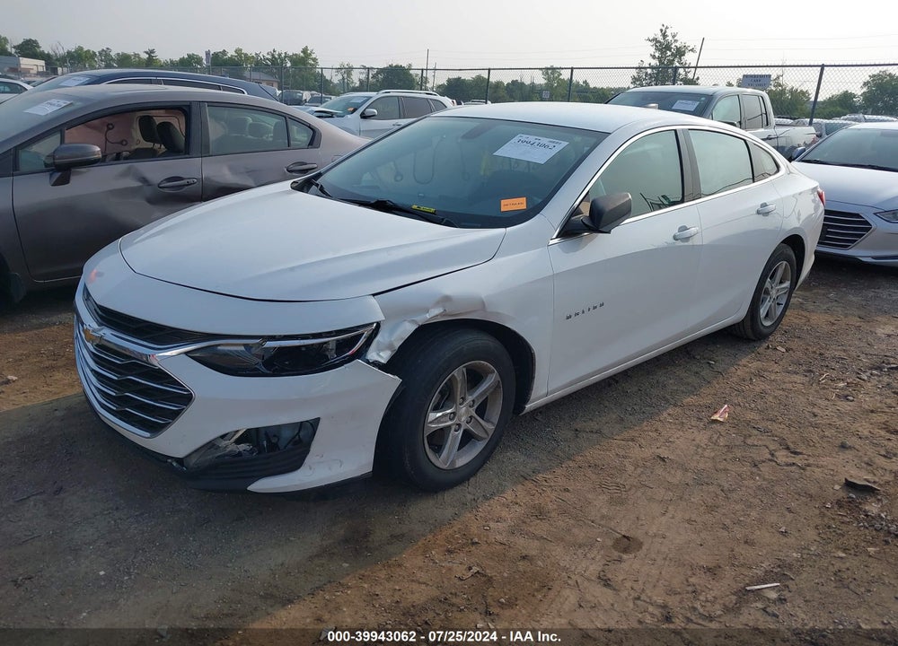 2020 CHEVROLET MALIBU FWD LS VIN: 1G1ZB5ST8LF128843