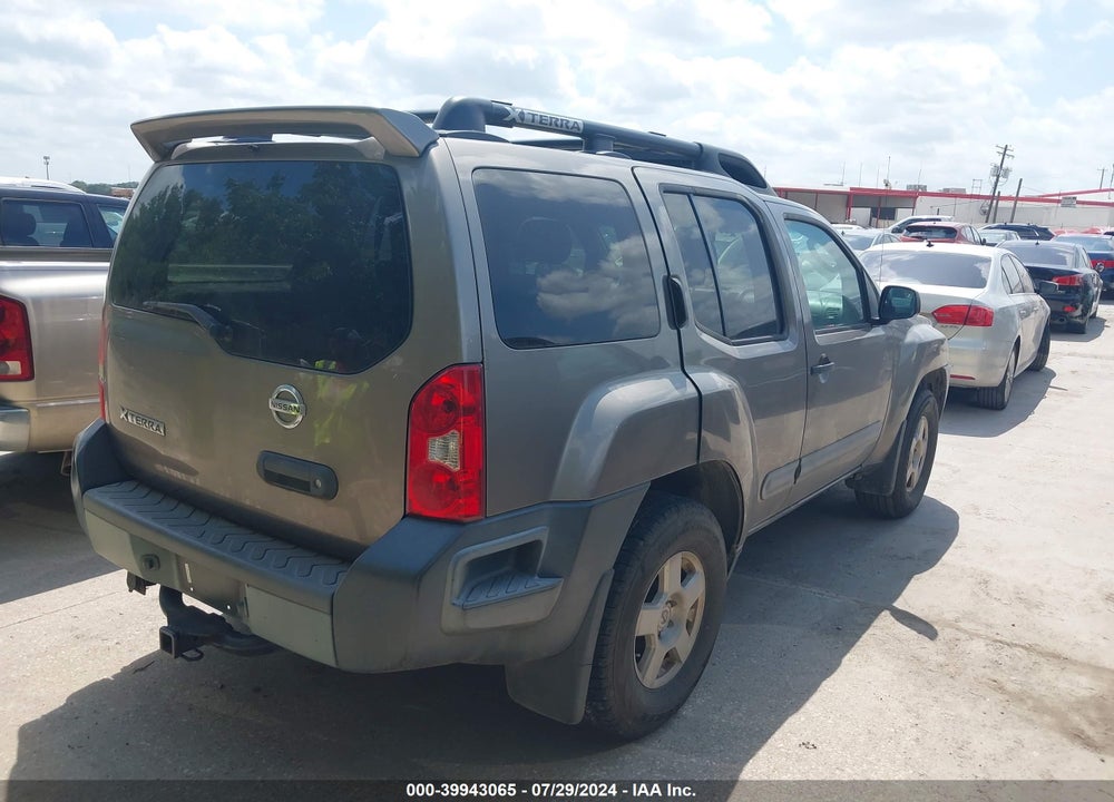 2005 NISSAN XTERRA S VIN: 5N1AN08W25C641814