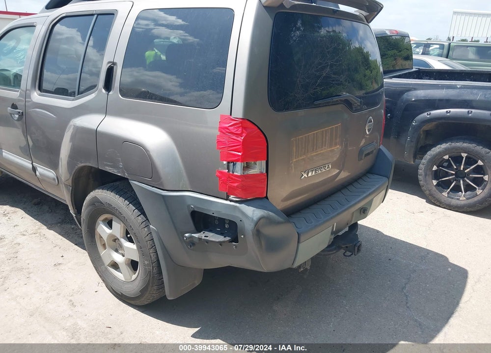 2005 NISSAN XTERRA S VIN: 5N1AN08W25C641814