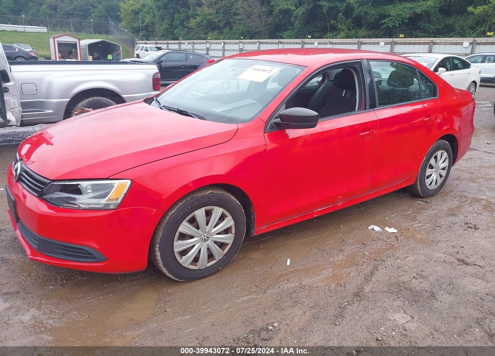 2013 VOLKSWAGEN JETTA 2.0L S VIN: 3VW2K7AJ2DM293743