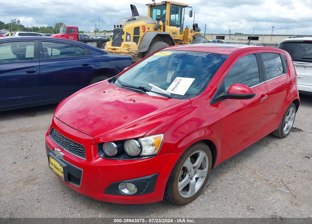 2012 CHEVROLET SONIC 1LZ VIN: 1G1JF6SBXC4117126