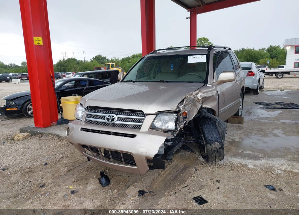 2006 TOYOTA HIGHLANDER HYBRID V6 VIN: JTEDW21A660013777