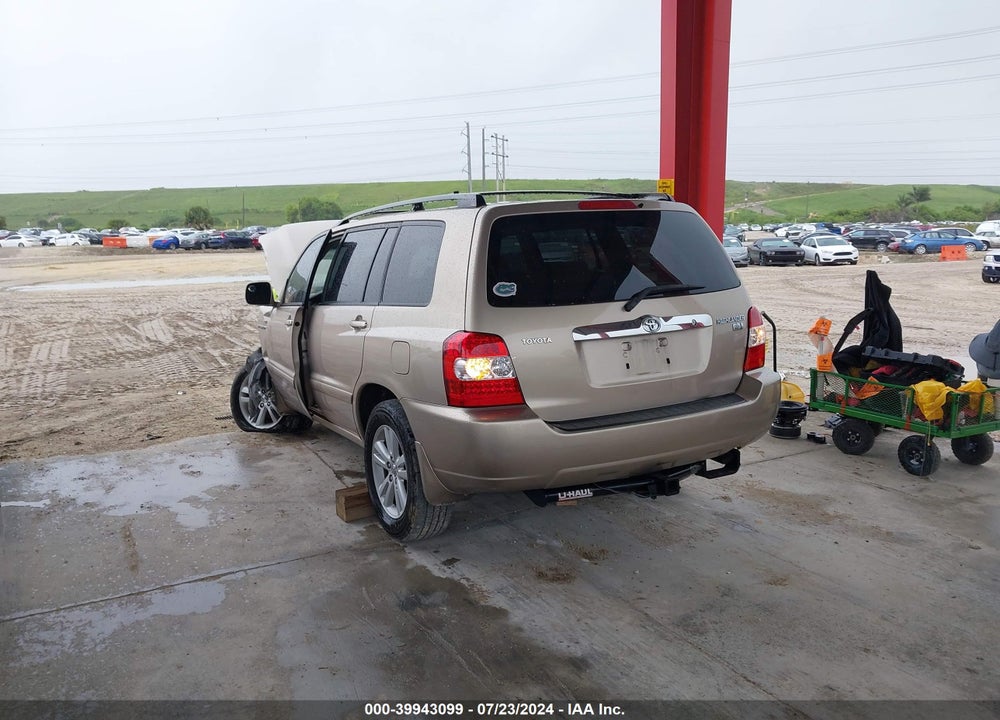 2006 TOYOTA HIGHLANDER HYBRID V6 VIN: JTEDW21A660013777