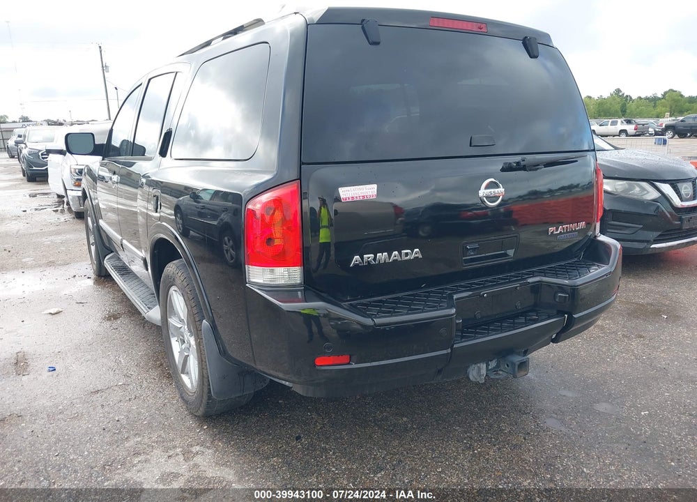 2011 NISSAN ARMADA PLATINUM VIN: 5N1BA0NF7BN601104