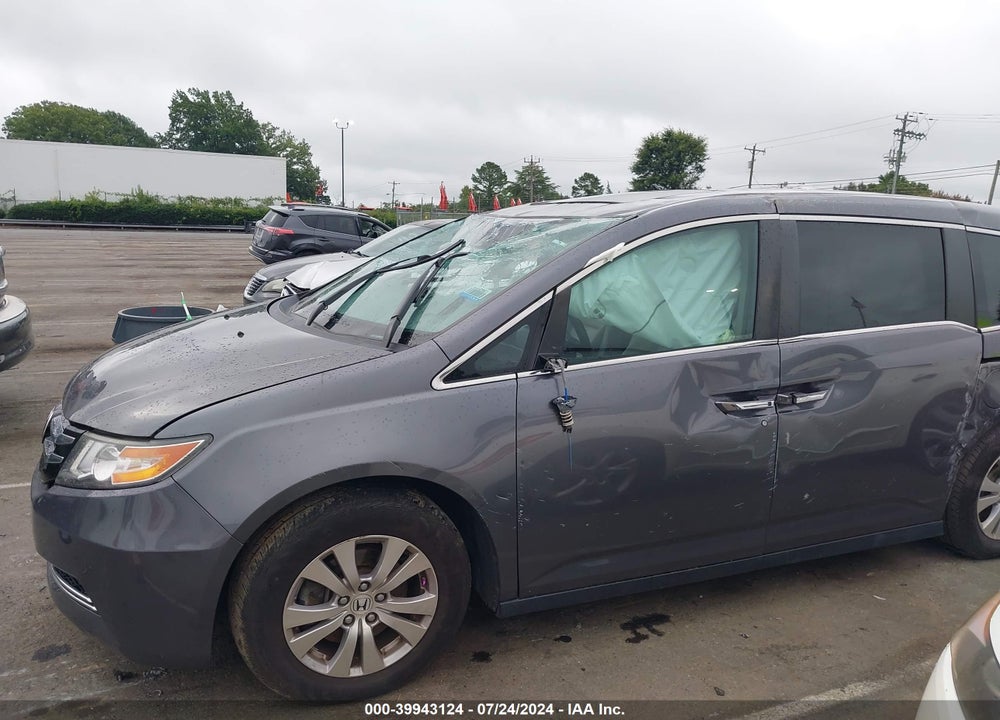 2016 HONDA ODYSSEY EX-L VIN: 5FNRL5H65GB124071