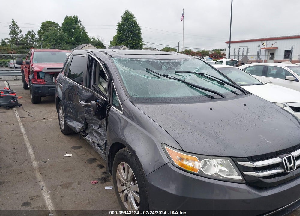 2016 HONDA ODYSSEY EX-L VIN: 5FNRL5H65GB124071
