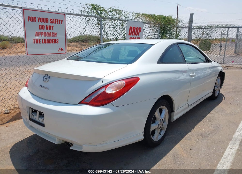 2004 TOYOTA CAMRY SOLARA SE SPORT VIN: 4T1CE38P94U823389