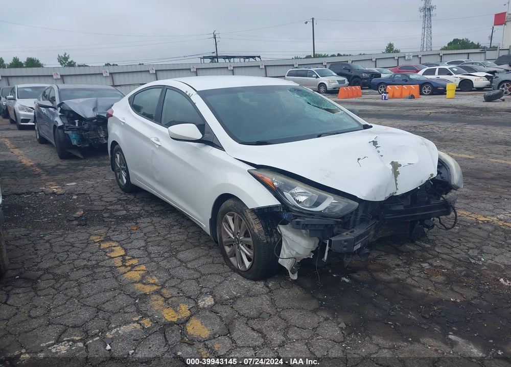 2016 HYUNDAI ELANTRA SE VIN: 5NPDH4AE4GH789407