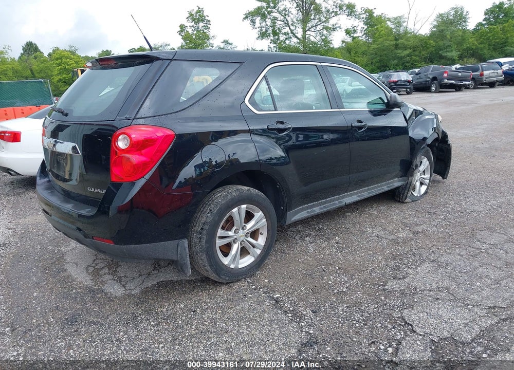 2012 CHEVROLET EQUINOX LS VIN: 2GNFLCEK0C6235529