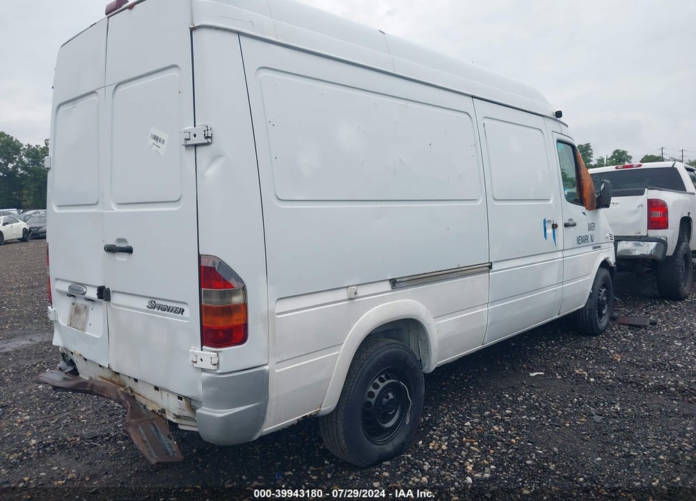 2003 DODGE SPRINTER VAN 2500 HIGH CEILING/SUPER HIGH CEILING VIN: WD2YD641035422269