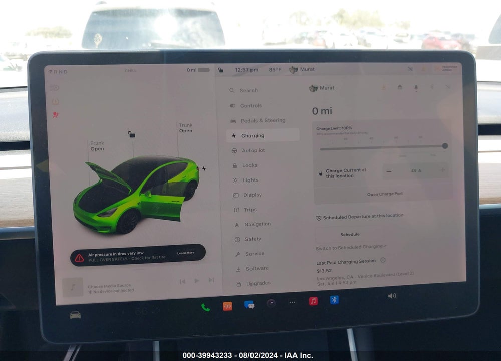 2020 TESLA MODEL Y LONG RANGE DUAL MOTOR ALL-WHEEL DRIVE VIN: 5YJYGDEE4LF029811