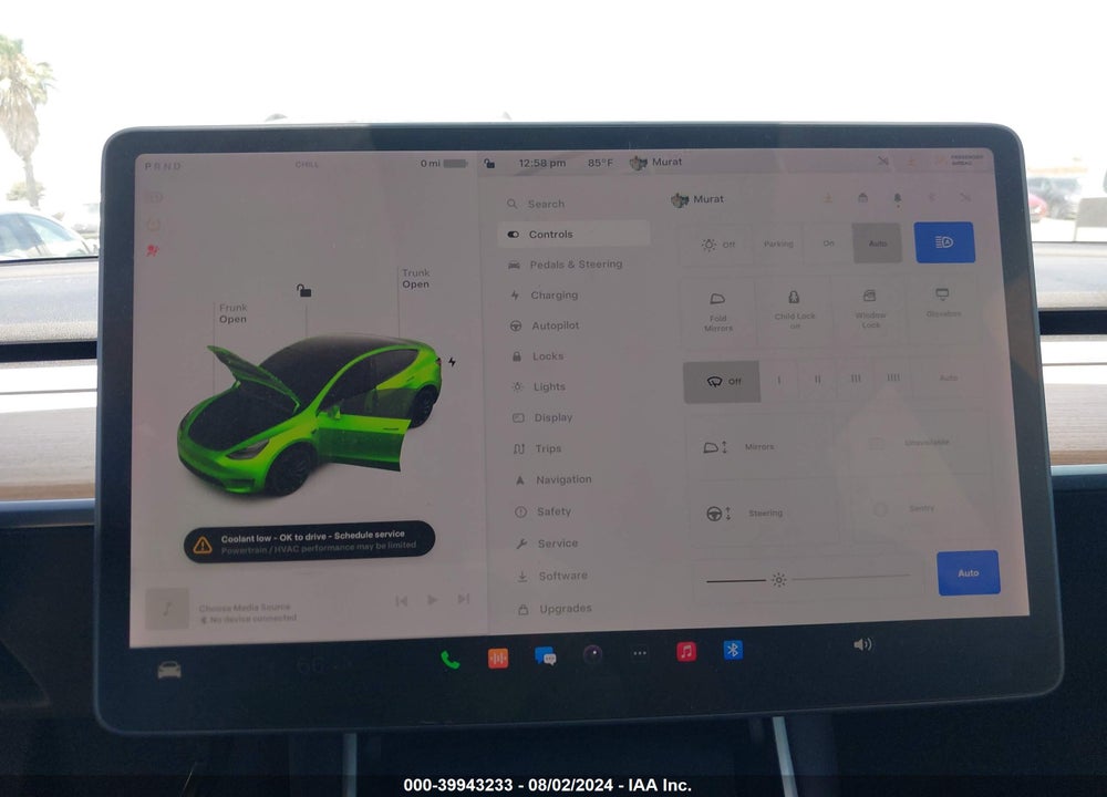 2020 TESLA MODEL Y LONG RANGE DUAL MOTOR ALL-WHEEL DRIVE VIN: 5YJYGDEE4LF029811