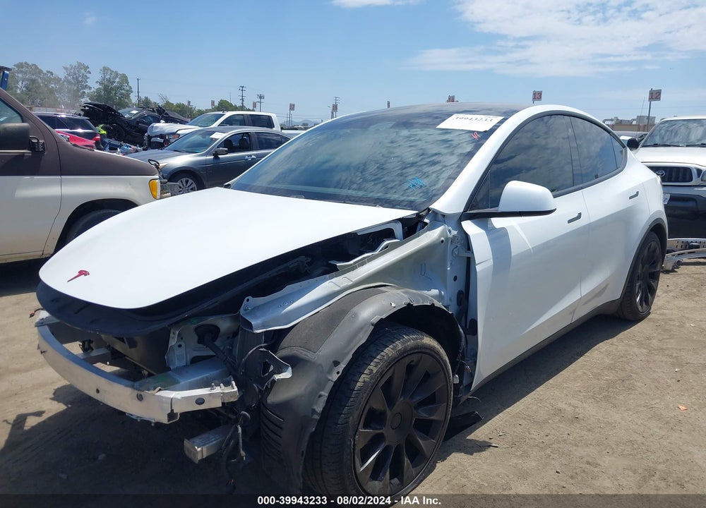 2020 TESLA MODEL Y LONG RANGE DUAL MOTOR ALL-WHEEL DRIVE VIN: 5YJYGDEE4LF029811