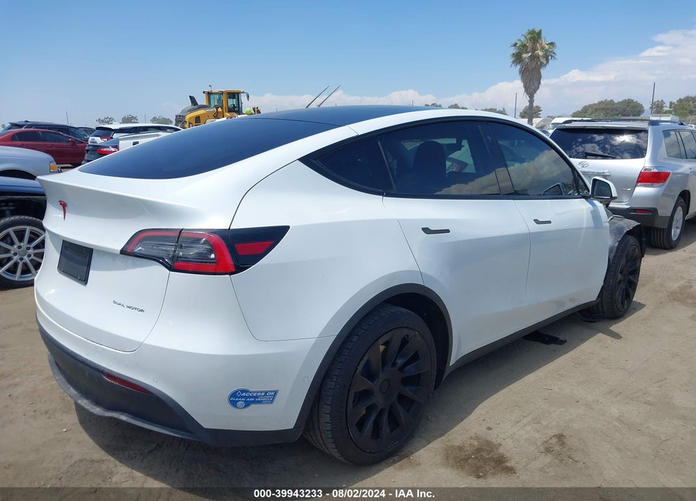 2020 TESLA MODEL Y LONG RANGE DUAL MOTOR ALL-WHEEL DRIVE VIN: 5YJYGDEE4LF029811