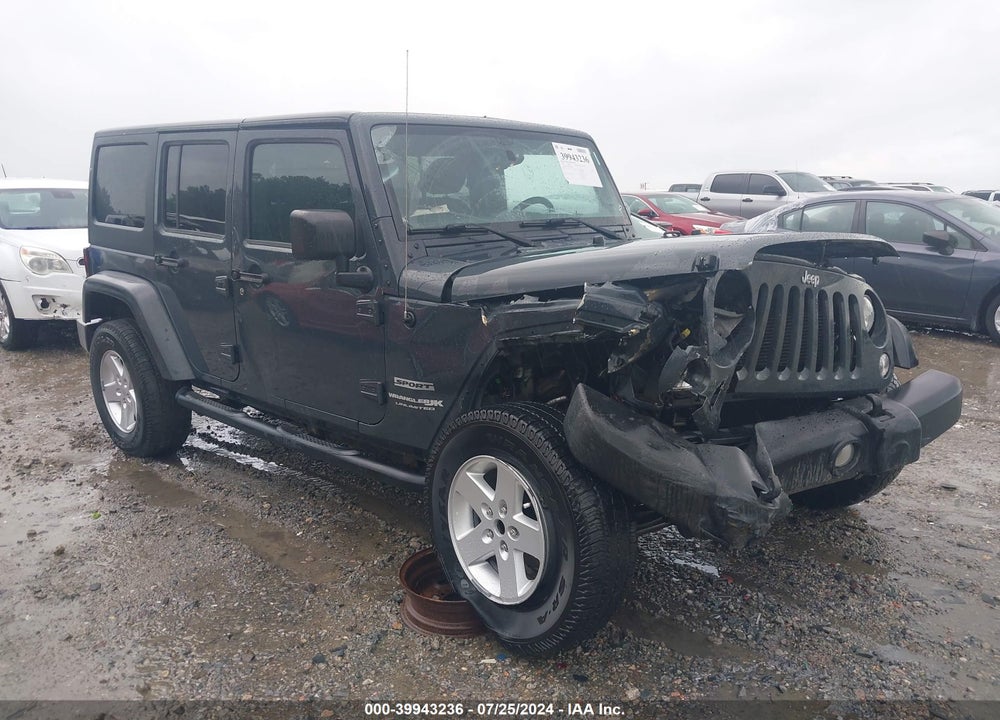 2018 JEEP WRANGLER JK UNLIMITED SPORT S 4X4 VIN: 1C4BJWDG6JL860680
