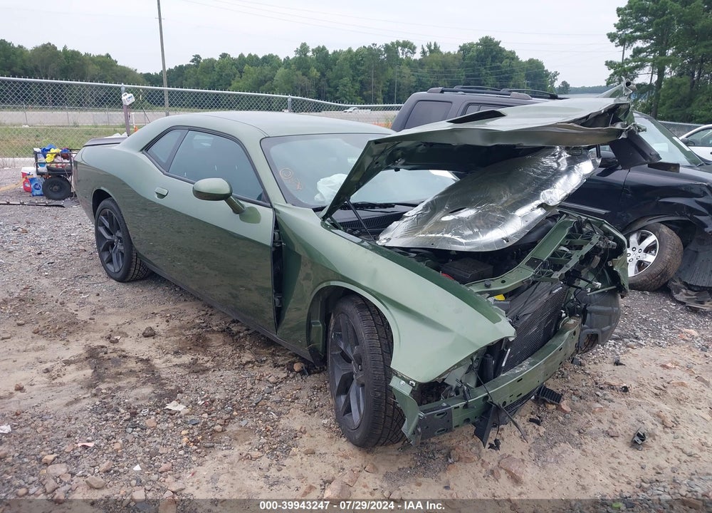 2022 DODGE CHALLENGER SXT VIN: 2C3CDZAG1NH151437