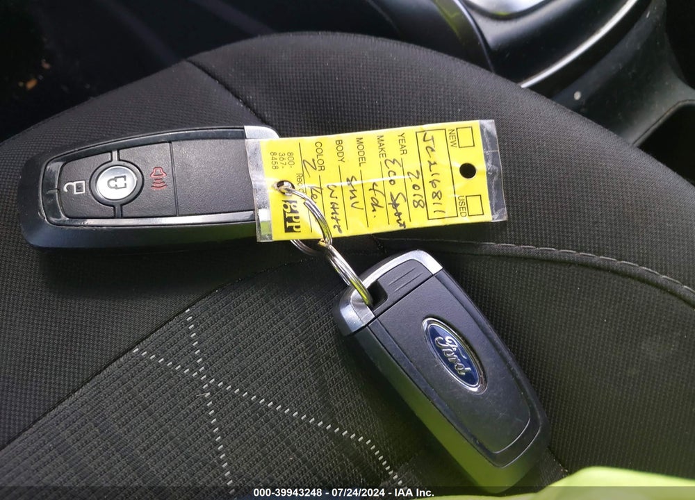 2018 FORD ECOSPORT SE VIN: MAJ3P1TE3JC216811