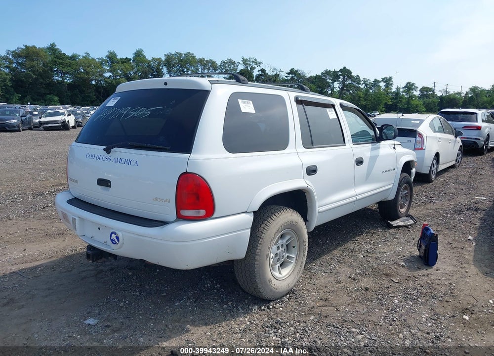 1998 DODGE DURANGO SLT VIN: 1B4HS28Z7WF167437