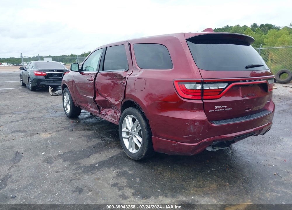 2021 DODGE DURANGO GT VIN: 1C4RDHDG6MC740447