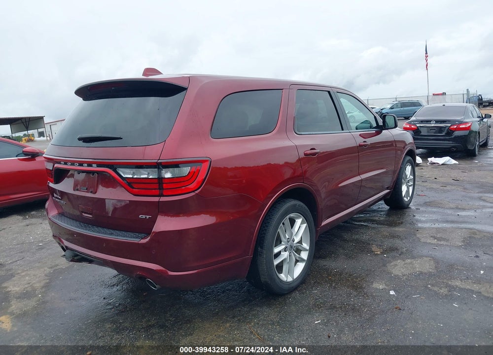 2021 DODGE DURANGO GT VIN: 1C4RDHDG6MC740447