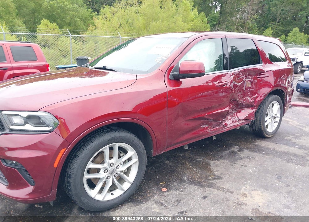 2021 DODGE DURANGO GT VIN: 1C4RDHDG6MC740447