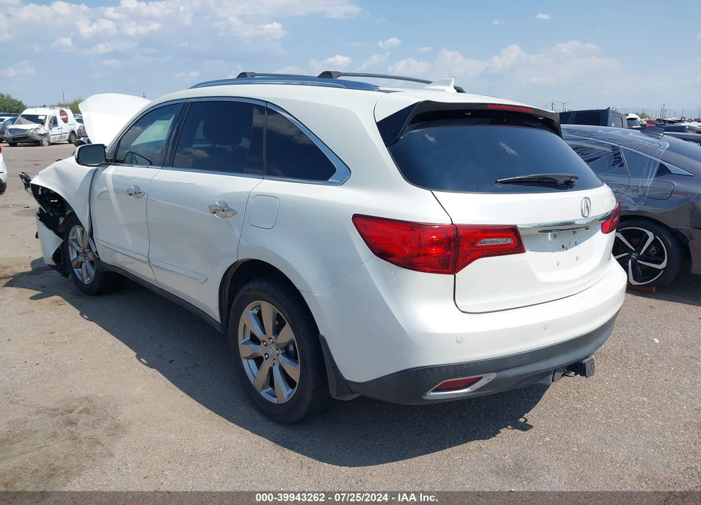 2014 ACURA MDX ADVANCE PKG W/ENTERTAINMENT PKG VIN: 5FRYD4H84EB021496