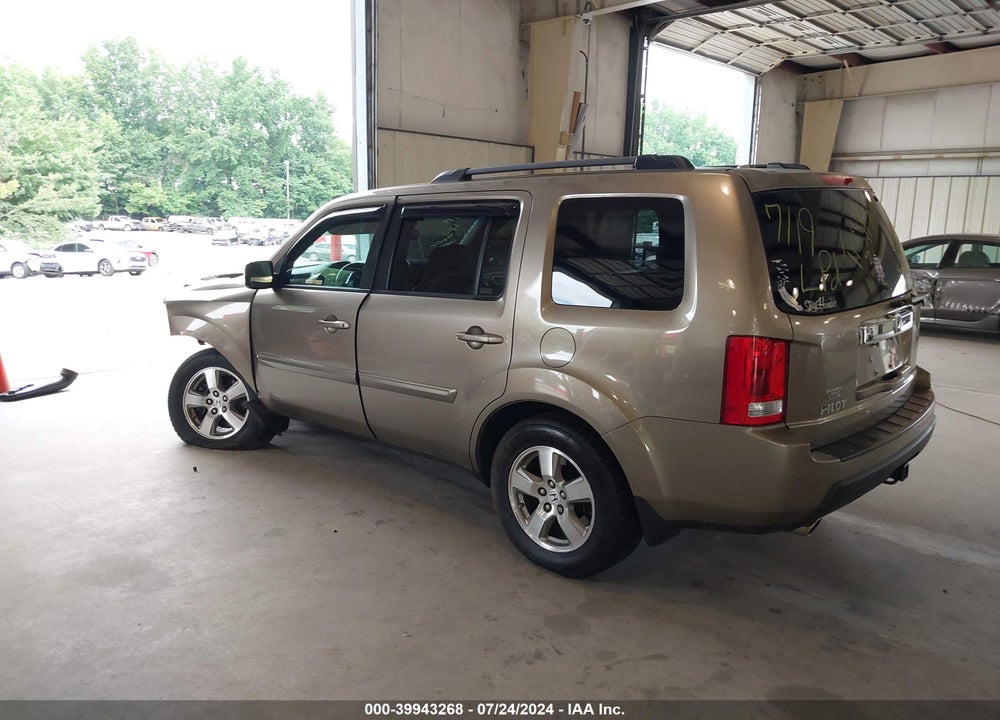 2009 HONDA PILOT EX-L VIN: 5FNYF38609B013650