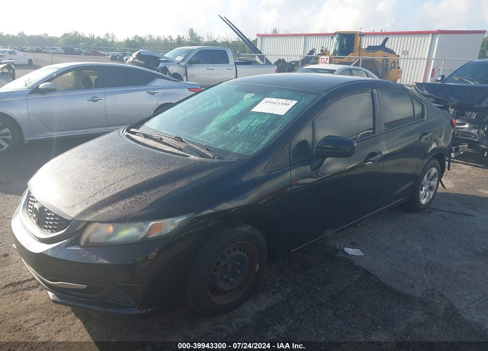 2015 HONDA CIVIC LX VIN: 19XFB2F56FE107556