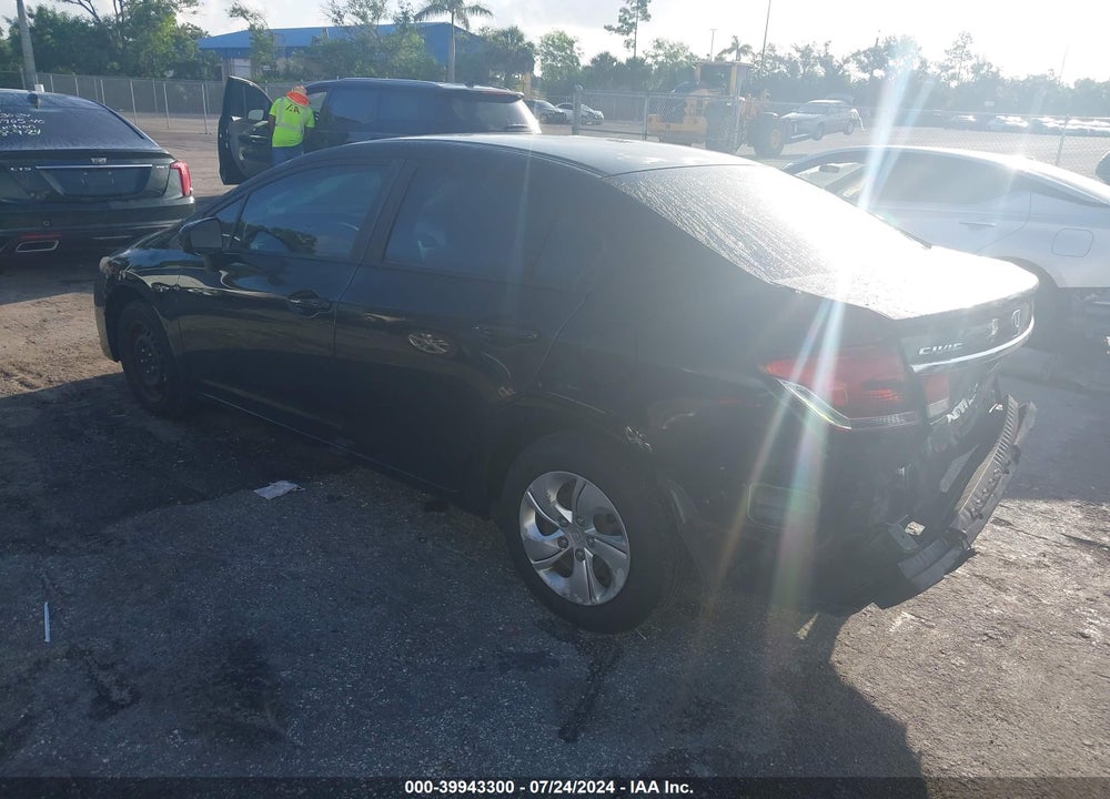 2015 HONDA CIVIC LX VIN: 19XFB2F56FE107556