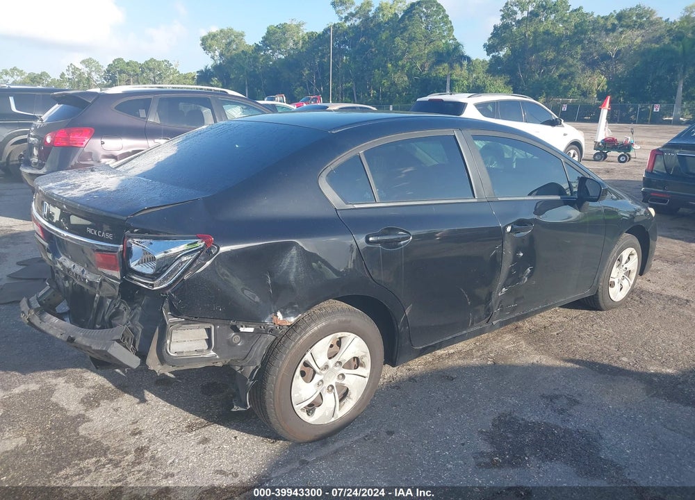 2015 HONDA CIVIC LX VIN: 19XFB2F56FE107556